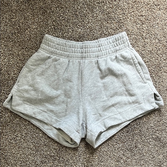 Aerie Gray Sweat Shorts - Picture 1 of 5
